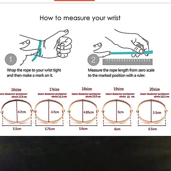 Rose Gold Love Screwdriver Bangle Bracelet With Stones - Picture 7 of 8